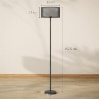 Stehlampe, zweifarbiger Lampenschirm, Fußschalter,...