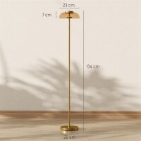 LED Stehlampe Wohnzimmer, Stehleuchte mit 3000 K warmem...