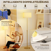 Stehlampe mit Fernbedienung, höhenverstellbar,...