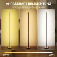 LED Stehlampe Wohnzimmer mit einstellbarer Farbtemperatur...