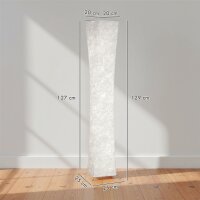 Stehlampe mit Papierschirm, Fußschalter, 3...