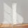 Stehlampe mit Papierschirm, Fußschalter, 3 Helligkeitsstufen, Weiß