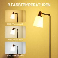 LED Stehlampe Wohnzimmer Stehleuchte mit 350° drehbar...