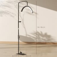 LED Halbmond Wimpern Lampe mit Telefonhalter 350°...