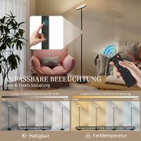 RGB Uplighter Stehlampe, dimmbare Lampe mit Fernbedienung...
