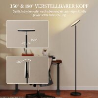 RGB Uplighter Stehlampe, dimmbare Lampe mit Fernbedienung...
