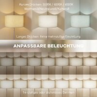 Stehlampe mit Fernbedienung, höhenverstellbar,...