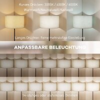Stehlampe mit Fernbedienung, höhenverstellbar,...