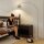 Stehlampe, Bogen-Design mit Marmorsockel, 167 cm, Silber
