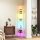 LED Stehlampe 5-stufige dimmbar Stehleuchte mit Regal,  RGB Farbwechsel, Fernbedienung