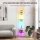 LED Stehlampe 5-stufige dimmbar Stehleuchte mit Regal,  RGB Farbwechsel, Fernbedienung