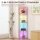 LED Stehlampe 5-stufige dimmbar Stehleuchte mit Regal,  RGB Farbwechsel, Fernbedienung