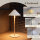 LED-Tischlampe mit USB-Kabel, Touchschalter, Metall, wiederaufladbar, Weiß