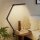 Schreibtischlampe, anpassbare Helligkeit und Farbe, Metallklemme, 96 LEDs, Schwarz