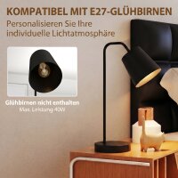 Tischlampen-Set, 2 Stück, Moderne Lampen mit USB-A-...