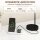 Tischlampen-Set, 2 Stück, Moderne Lampen mit USB-A- und USB-C-Anschluss für Schlafzimmer, Wohnzimmer & Büro, Schwarz