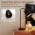 Tischlampen-Set, 2 Stück, Moderne Lampen mit USB-A- und USB-C-Anschluss für Schlafzimmer, Wohnzimmer & Büro, Schwarz