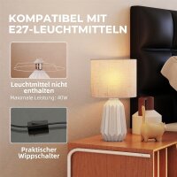 Tischlampe, Tischleuchte, Nachttischlampe mit...