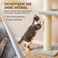 Kletterwand Katzen, 3-teilig Katzenkletterwand Set, Katzen Wandelemente mit Kratzbaum, Plattformen Hängematte