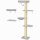 Kletterwand Katzen, 3-teilig Katzenkletterwand Set, Katzen Wandelemente mit Kratzbaum, Plattformen Hängematte