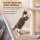 Kletterwand Katzen, 3-teilig Katzenkletterwand Set, Katzen Wandelemente mit Kratzbaum, Plattformen Hängematte