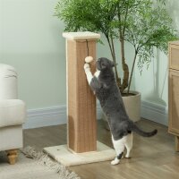 Kratzbaum Katzenbaum, inkl. Spielball, Plüsch, Jute,...